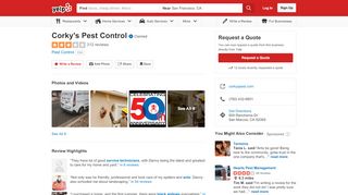 
                            8. Corky’s Pest Control - 306 Reviews - Pest Control - 909 ...