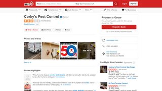 
                            9. Corky’s Pest Control - 308 Reviews - Pest Control - 909 ...