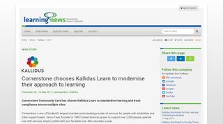 
                            8. Cornerstone chooses Kallidus Learn to modernise their approach to ...