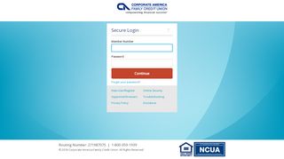
                            8. Corporate America Family Credit Union: Unsupported Browser