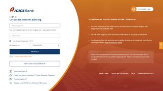
                            9. Corporate Banking | Login | ICICI Bank Online