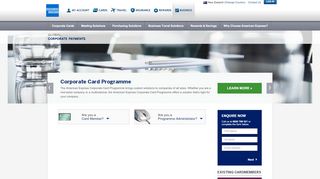 
                            7. Corporate Card | American Express® New Zealand