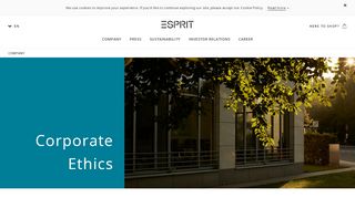 
                            2. Corporate Ethics | ESPRIT