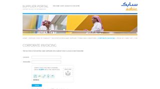 
                            2. Corporate Invoicing | SABIC Supplier Portal