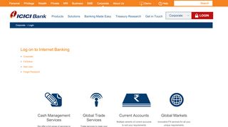 
                            9. Corporate Login - ICICI Bank