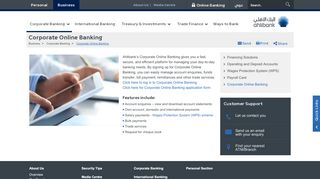 
                            2. Corporate Online Banking - Ahlibank