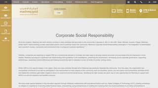 
                            8. Corporate Social Responsibility - mashreqgold.com