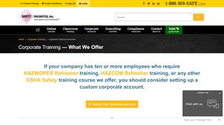 
                            4. Corporate Training — What We Offer | Safety Unlimited