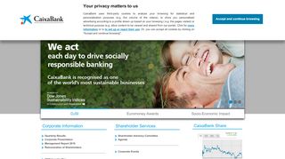 
                            5. Corporate website | CaixaBank