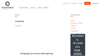 
                            1. CorpWear: de webshopomgeving voor al uw bedrijfskleding