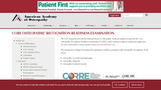 
                            2. CORRE Assessment - American Academy of Osteopathy