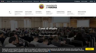 
                            3. Corsi di studio - univr.it