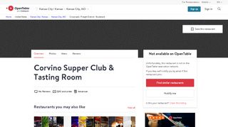 
                            6. Corvino Supper Club & Tasting Room Restaurant - …