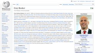 
                            2. Cory Booker - Wikipedia