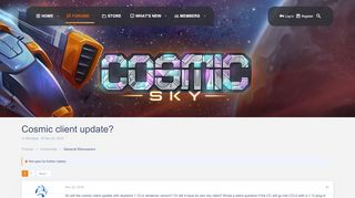 
                            8. Cosmic client update? | CosmicSky Forums