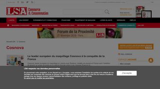 
                            7. Cosnova : Actualité du groupe cosmétique sur lsa-conso.fr