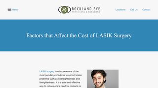 
                            3. Cost of LASIK – Garnerville, NY – Rockland Eye Physicians & Surgeons