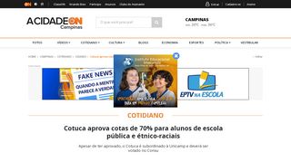 
                            8. Cotuca aprova cotas de 70% para alunos de escola pública e ...