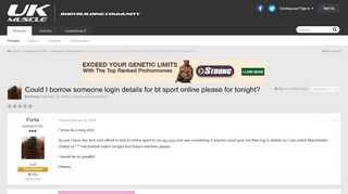 
                            5. Could I borrow someone login details for bt sport online ...