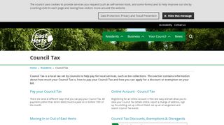 
                            1. Council Tax - East Herts District Council