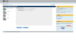 
                            8. Council tax payment by debit card.1 - Leeds