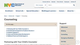 
                            6. Counseling - Schools.nyc.gov