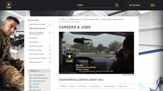 
                            9. Counterintelligence Agent (35L) - Army