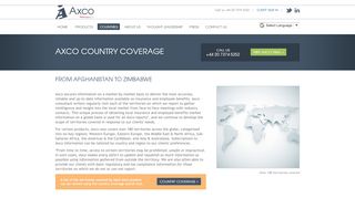 
                            2. Countries - Axco | Insurance Information Services