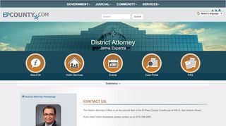 
                            8. County of El Paso Texas - District Attorney