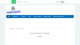 
                            7. Courier Tracking Online: Arc Parcel Service Tracking