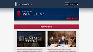 
                            1. Course List - Hillsdale College Online Courses - …