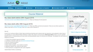 
                            8. Course Material | WebSpace