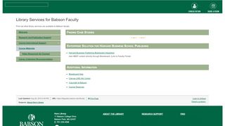 
                            9. Course Materials - Library Services for Babson Faculty - LibGuides at ...