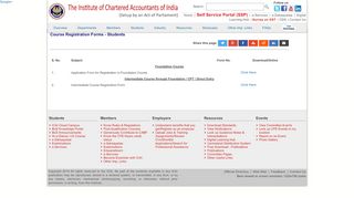 
                            4. Course Registration Forms - ICAI - The Institute of Chartered ...