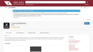 
                            4. Course Websites (Moodle) | ONE.KPU