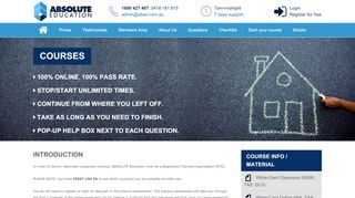 
                            2. Courses - Absolute Education