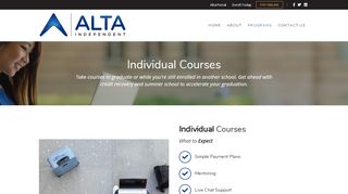 
                            2. Courses - Alta Independent