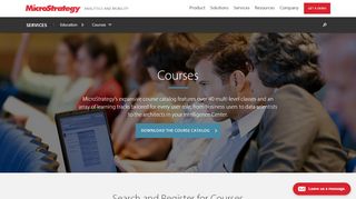 
                            6. Courses - Education & BI Certification Course List | MicroStrategy