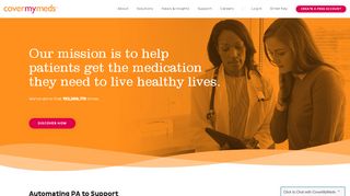 
                            1. CoverMyMeds, The Leader In Electronic Prior Authorization