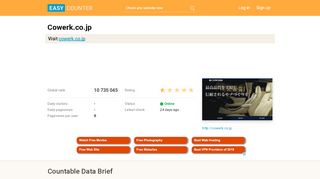 
                            9. Cowerk.co.jp: 株式会社COWERK - easycounter.com