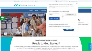 
                            3. Cox Connect2Compete | Affordable Home Internet