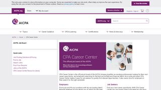 
                            2. CPA Career Center - aicpa