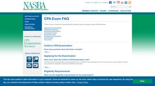 
                            7. CPA Exam FAQ | NASBA