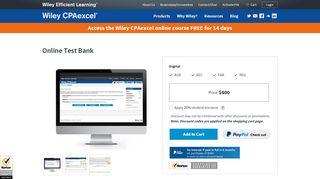 
                            2. CPA Online Test Bank | Wiley CPAexcel