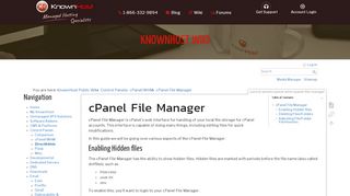 
                            7. cPanel File Manager [KnownHost Wiki]