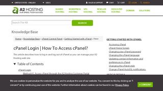 
                            6. cPanel Login | How To Access cPanel? - A2 Hosting