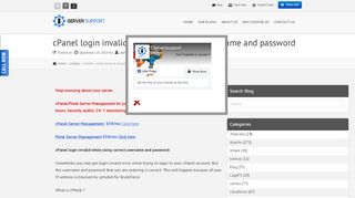 
                            1. cPanel login invalid while using correct username …