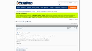 
                            2. cPanel Login Page - VodaHost