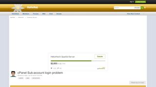 
                            4. cPanel Sub-account login problem - Customer Service - HelioNet