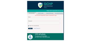 
                            4. CPD ePortfolio - QCHP